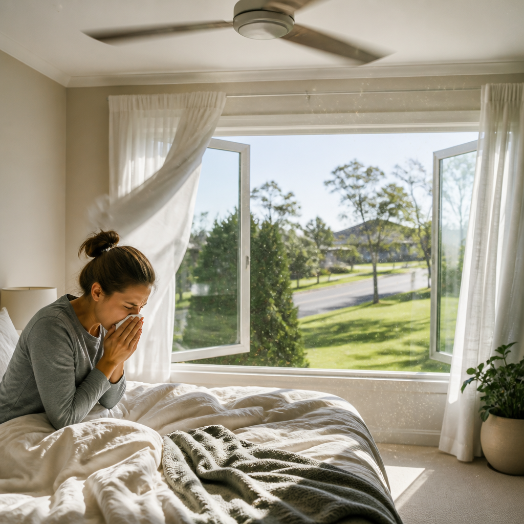 Why Melbourne bedrooms cop the worst of spring pollen